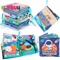 CB977012 CB977015 - Early educational washable reading baby touch soft toy cloth book